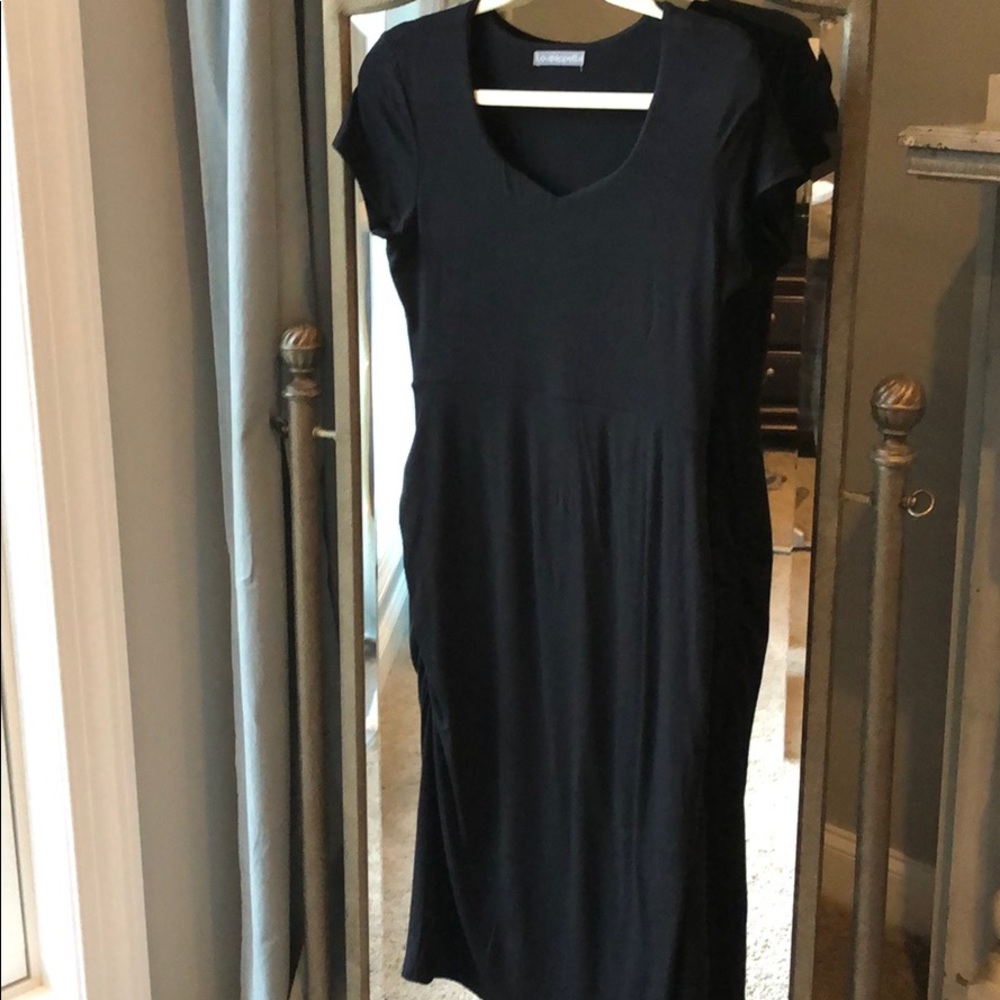 Black maternity dress